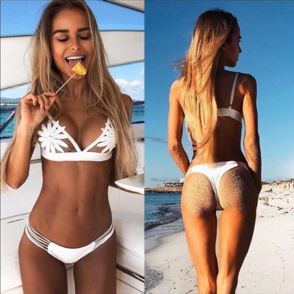 HOT Baby Pink Luxe Bandage Triangle
Strappy Bikini
$59 $168 - Picture 4 of 8